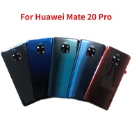 Original New Back Glass For Huawei Mate 20 Pro Back Battery Cover Panel Rear Door Housing Case with Camera Lens Replacement