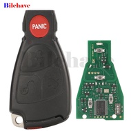 กุญแจรีโมท Jingyuqin 315MHz/433MHz แบบ 2/3/4 ปุ่ม สำหรับรถยนต์ Mercedes Benz B C E ML S CLK CL W204 