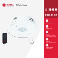 [แถมฟรีรีโมท] SUNNY Emergency Light โคมไฟฉุกเฉิน รุ่น EDLS09-3R สำรองไฟได้นาน 3 ชม. | ระบบ 3 Steps C