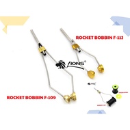 LIONS FISHING Ceramic BOBBIN Tahan Pecah for fly fishing, assist jig hook