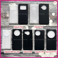 Sharp R7, Aquos R7, Sharp R6/ Aquos R8/ R8S/ R8 Pro 5G/ R8s Pro/ R9 Pro case, clear, flexible, black