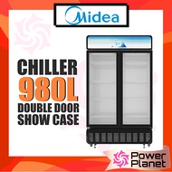 Midea 980L Double Door Show Case Chiller MDRZ952FGG30 Fridge ( Net Capacity 716L ) / Hisense 692L HS