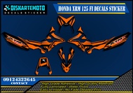 Honda Xrm 125 fi Decals Sticker