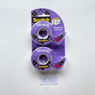 3M Scotch Gift-Wrap Tape 2 Rolls 19mm x 7.62m 2's
