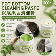 🇲🇾380g Black Stain Cleaning Paste Pot Bottom Cleaner Heavy Grease Burnt Dirt Remover Kitchen Pan Wok