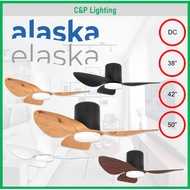 [Installation Promo] Alaska Aspen III 38" / 42" / 50" 3 Blades DC Ceiling Fan With LED and Remote