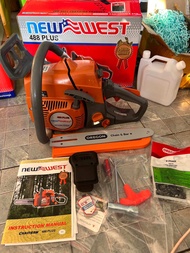 เลื่อยโซ่ เลื่อยยนต์ NEWWEST 488plus V3 ล่าสุด นิวเวส 488