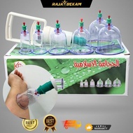 Set Alat Bekam 6cup/set or 12cup/set Cupping Set Cup For Beginner (Included Hand Pump)