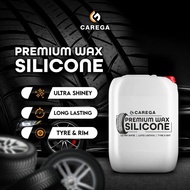 CAREGA 20L Pure Silicone Wax Tyre SiliconWax Tayar Pro Wax Silicon Tire Silikon Wax Kilat Car Care T