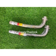 🔥EX5/WAVE100/WAVE125/WAVE125i/FUTURE/WAVE100R/C70 EKZOS/EXHAUST MANIFOLD 28MM & 32MM🔥STAINLESS STEEL