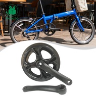Kesoto 152 Mm 42T Folding Bike Crankset, Spare Parts, High Strength, Crank Arm Set with  Chainring, 