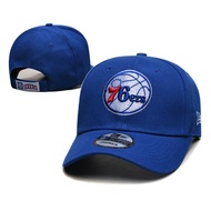 NBA Philadelphia 76ers basketball hat Embiid Harden Iverson flat brim hat men's and women's baseball