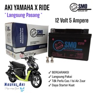 Aki Kering Yamaha X ride SMO GTZ5 Aki kering siap pakai