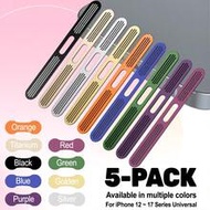 5 ชิ้น ตาข่ายกันฝุ่นลำโพงโลหะคุณภาพสูง, ใช้ได้กับ IPhone 17 Pro Max/17 Air/16 Pro Max/16E/15 Plus/14