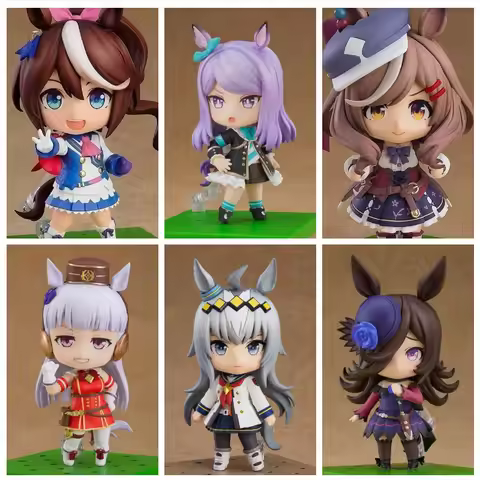 Uma Musume Pretty Derby Chibi Collection Models Tokai Teio Mejiro Gold Ship Rice Shower Oguri Cap T 