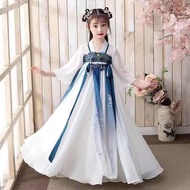 chongsam kids girls cheongsam pakaian kanak kanak Kostum Kanak -kanak Hanfu Girl Super Immortal Cina