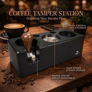 Coffee Tamper Station Espresso Portafilter 245x100x77mm - AK345