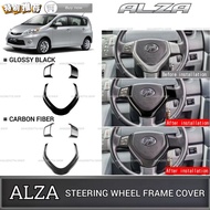 AMAZING PERODUA ALZA OLD EZI 2011-2013 CAR STEERING WHEEL CONTROL PANEL FRAME COVER GARNISH STEERING