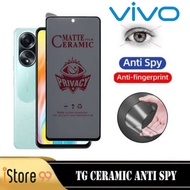 Tg ALL TYPE Vivo Y12/Y17/Y20S/Y21S/Y15S Tempered Glass Ceramic Matte Privacy Anti Spy