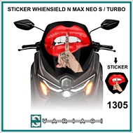 WINDSIELD N MAX NEO S STICKER - TURBO MOTIF 1305 - 1312