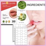 UVIGM> 360pcs Mouth Blister Patch Cold Sore Lip Blister Patch Cold Sore Healing Hydrocolloid Lip Car