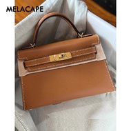 กระเป๋าสะพายข้างผู้หญิง MELACAPE Kelly Bag รุ่นใหม่ปี 2025 กระเป๋าสะพายข้างขนาดเล็กแบบมินิสำหรับการเ