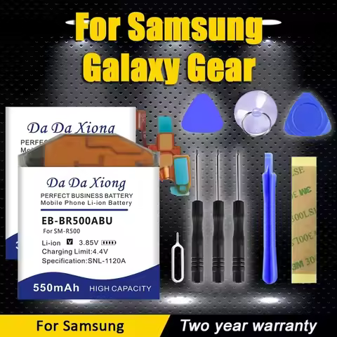 SM-R500 Battery For Samsung Galaxy Gear Active 2 3 4 S4 SM-R382 SM-R500 SM-R820 SM-R840 SM-R880 Buds