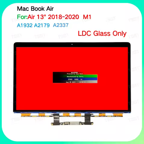 Full LCD Assembly for MacBook Air 13.3" A1932 A2179 A2337 M1 2020, LCD Glass Only / LCD Panel Replac