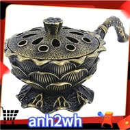 【A-NH】Frankincense Resin Burner with Handle , Lotus Shaped Holder Fit for Home Decoration