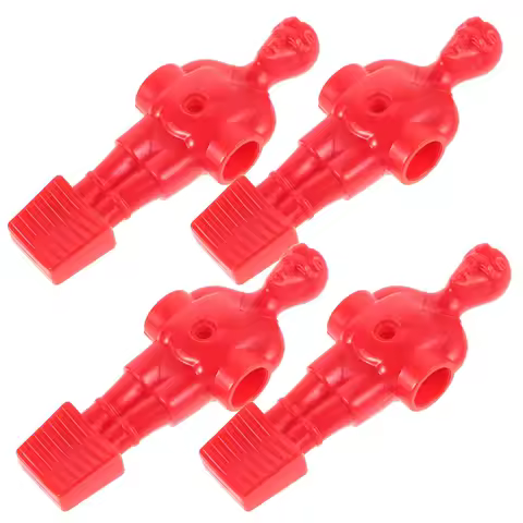 4Pcs Foosball Table Replacement Players Lifelike Compact Stable Mount Table Football Accessories Par