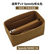Lv Speedy NANO กระเป๋าด้านในกระเป๋าขนาดกลาง speedy16/20กระเป๋าทรงหมอนบอสตันกระเป๋าซับในเก็บของ