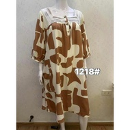 NEW ARRIVAL bangkok loose tunic abstract dress 1218B