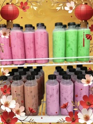 Botol Cabe 200 ml Botol Minum Kemasan Cantik 50 Pcs Botol kopi  susu  teh  milk jelly  boba  smoothi