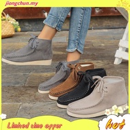 Men's Casual Shoes - Full Beige Casual Shoes - Chungky Wallabee Shoes