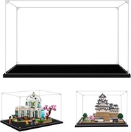 Display Case for Lego 21060 Himeji Castle or 41757 Friends Botanical Garden, 13.77x11.81x9.84inches 