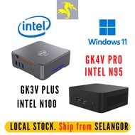 GK3V Plus Intel N100 GK4V Windows Mini PC DDR4 16GB RAM 1TB SSD CPU Desktop Computer PC Gaming PC