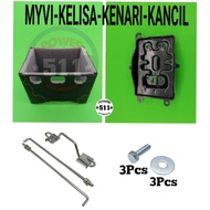38B20L | NS40ZL PERODUA KELISA KENARI KANCIL CAR BATTERY COVER AND BATTERY SEAT TRAY AND BATTERY