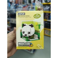 Panda Building Blocks 139Pcs rotating function show Panda Building Block