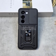 Redmi 15 Redmi 15C Case Robot Slide Camera Protect + Ringstand Black Redmi 15 Redmi 15C