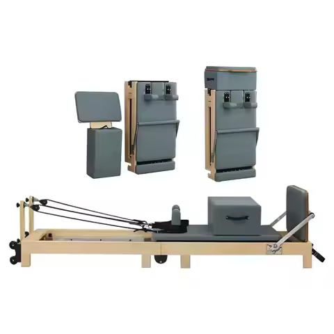 High Quality Wooden Folding Body Shaping Machine, Home Folding Pilates Bed, Factory Direct Sales Gym