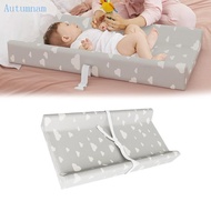 AUTU Removable Baby Diaper Changing Pad PU Leather Diaper Change Mat with Fixing Belt