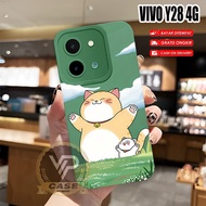 Latest Vivo Y28 4G Softcase 2024 Flexible Rubber Material with Contemporary Motifs (BK160) Vivo Y28 