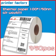 A6 Thermal Paper 100 *150mm Sticker Label  Shopee Lazaba AWB Shipping Consignment Note/ thermal printer Pelekat/热敏标签 A6