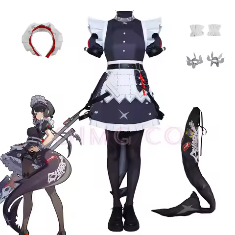 Ellen Joe Zenless Zone Zero Cosplay Costume Uniform Wig Anime Halloween Party Costumes Masquerade Wo