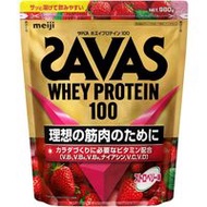 SAVAS 乳清蛋白 100 草莓口味 980克