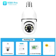 CCTV V380 Pro Smart Wifi Motion Date Camera Lamp 360 Degree