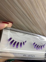 shu uemura purple  eyelashes紫色假眼睫毛舞台化妝party化妝生日結婚