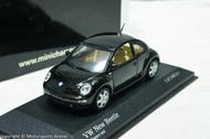【現貨特價】1:43 Minichamps VW New Beetle 黑色 ※限量※