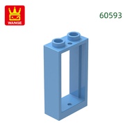 Wange 78Pcs/Lot 60593 1X2X3 Window frame Building Blocks MOC House Accessories Compatible with Brick