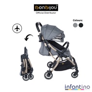 Infantino | Bonbijou Lucio Stroller (0-22kg / Cabin Friendly / Perfect For Newborns)